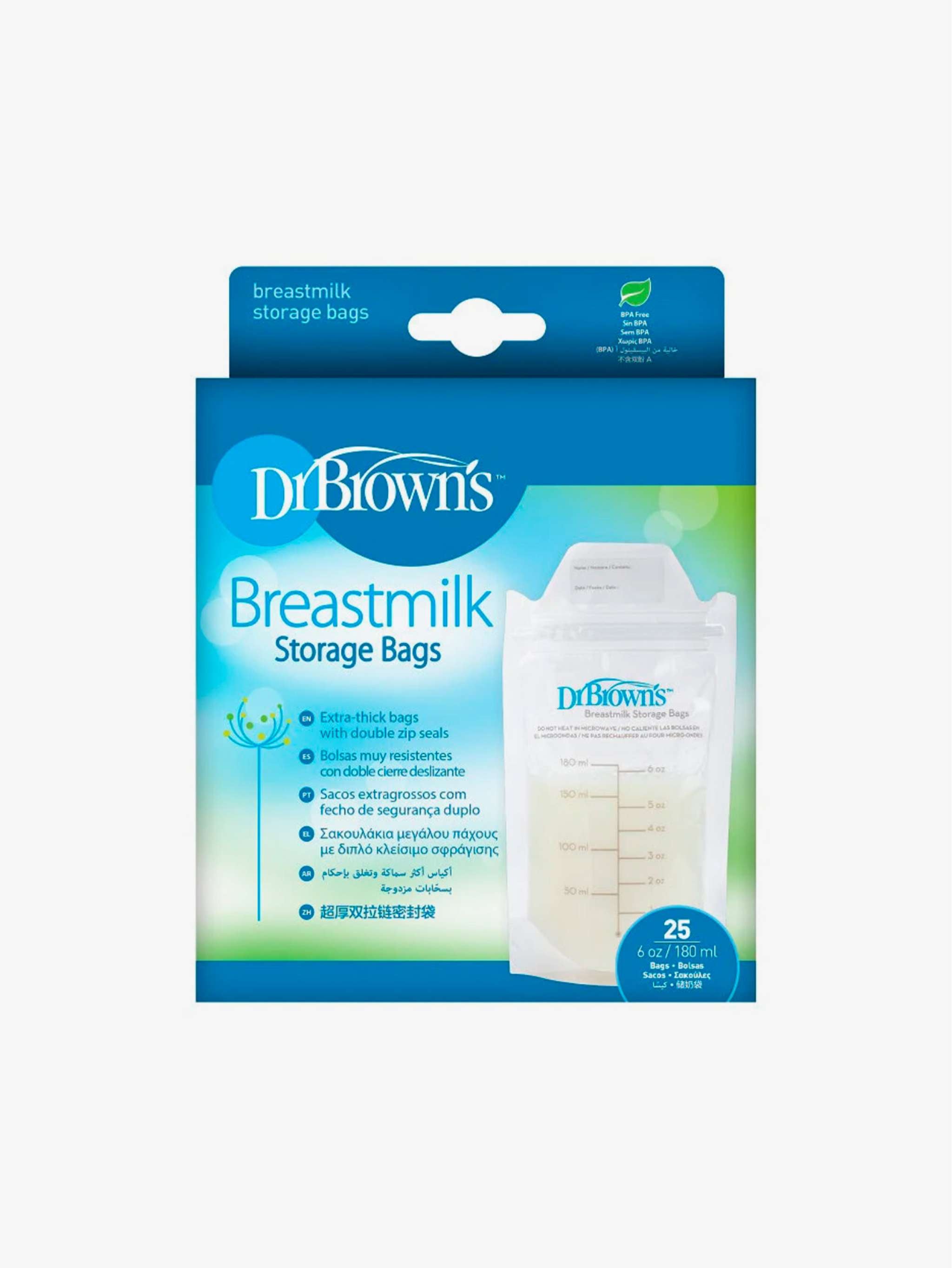 Bolsa de almacenamiento de leche materna (6oz - 180ml)
